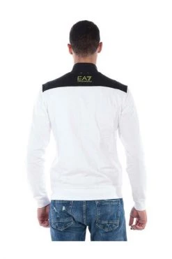 Emporio Armani EA7 Hoodies & Sweatvesten Zip Through White -Goedkope Emporio Armani EA7 winkel cd0dc6d26509b7c76c3bc81776d8f2e6
