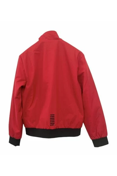 Emporio Armani EA7 Bomber Jackets Jackets Red 3 Emporio Armani EA7 Bomber Jackets Jackets Red