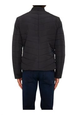 Emporio Armani EA7 Gewatteerde Jassen Jacket Black -Goedkope Emporio Armani EA7 winkel d1149fd210e4acee4250e167be96184d