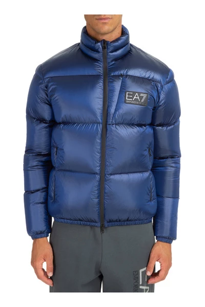 Emporio Armani EA7 Gewatteerde Jassen Down Jacket Blouson Blue 6 Emporio Armani EA7 Gewatteerde Jassen Down Jacket Blouson Blue - Afbeelding 4