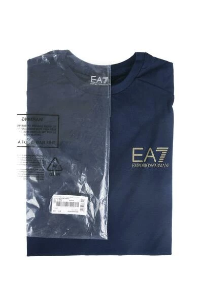 Emporio Armani EA7 Shirts T-shirt Blue 8 Emporio Armani EA7 Shirts T-shirt Blue - Afbeelding 6