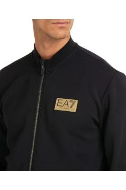 Emporio Armani EA7 Hoodies & Sweatvesten Sweatshirt With Zip Black