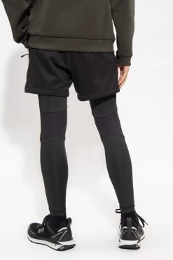 Emporio Armani EA7 Trainingsbroeken Training Leggings With Shorts Black -Goedkope Emporio Armani EA7 winkel d39495794c77f6b0e32e3827af54f018