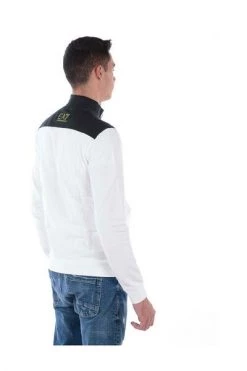 Emporio Armani EA7 Hoodies & Sweatvesten Zip Through White