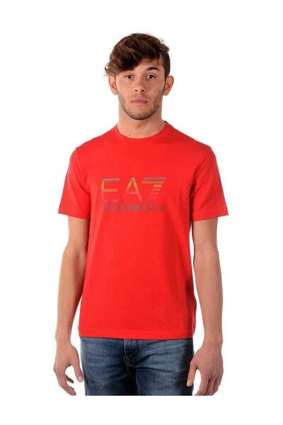 Emporio Armani EA7 Shirts T-shirt Red 8 Emporio Armani EA7 Shirts T-shirt Red - Afbeelding 6