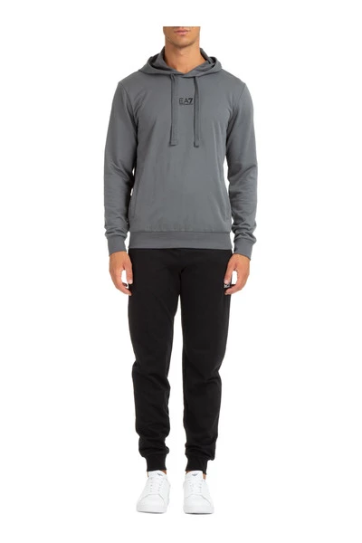 Emporio Armani EA7 Trainingspakken Men's Tracksuit Pants With Sweatshirt Fashion Gray 5 Emporio Armani EA7 Trainingspakken Men's Tracksuit Pants With Sweatshirt Fashion Gray - Afbeelding 3
