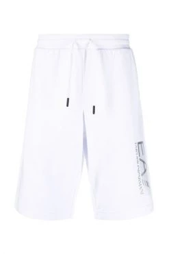 Emporio Armani EA7 Korte Broeken Casual Shorts White