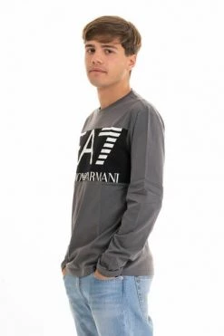 Emporio Armani EA7 Hoodies & Sweatvesten Sweatshirts Gray