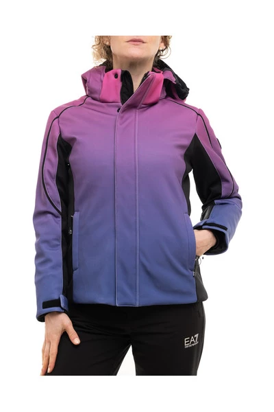 Emporio Armani EA7 Ski Jassen SKI JACKET Purple 5 Emporio Armani EA7 Ski Jassen SKI JACKET Purple - Afbeelding 3