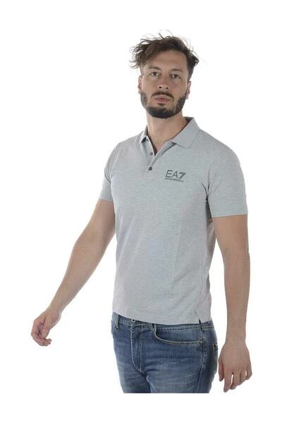 Emporio Armani EA7 Polo's Polo Shirts Gray 8 Emporio Armani EA7 Polo's Polo Shirts Gray - Afbeelding 6