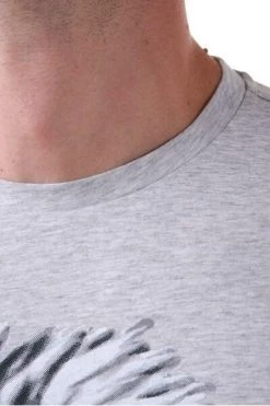 Emporio Armani EA7 Shirts T-Shirt Gray -Goedkope Emporio Armani EA7 winkel dad64eeb68202377f3d3f73272a1a24d