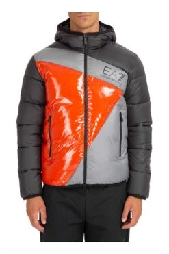 Emporio Armani EA7 Gewatteerde Jassen Men's Outerwear Down Jacket Blouson Hood Ardor 7 Black -Goedkope Emporio Armani EA7 winkel daea5c2bfab851542bb6dbd6915d7962