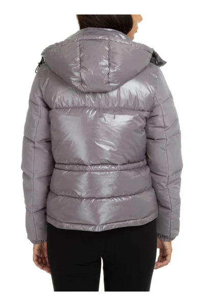 Emporio Armani EA7 Gewatteerde Jassen Women's Outerwear Down Jacket Blouson Hood Purple 5 Emporio Armani EA7 Gewatteerde Jassen Women's Outerwear Down Jacket Blouson Hood Purple - Afbeelding 3