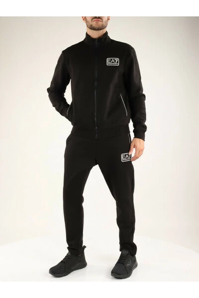 Emporio Armani EA7 Trainingspakken Tracksuit Black 4 Emporio Armani EA7 Trainingspakken Tracksuit Black - Afbeelding 2