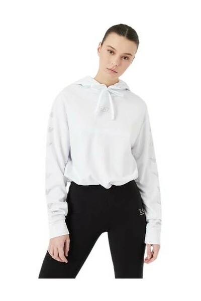 Emporio Armani EA7 Hoodies & Sweatvesten Hoodies White 3 Emporio Armani EA7 Hoodies & Sweatvesten Hoodies White
