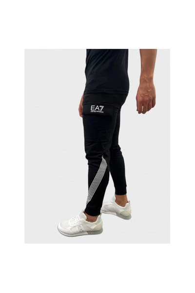 Emporio Armani EA7 Sweatpants Black 4 Emporio Armani EA7 Sweatpants Black - Afbeelding 2