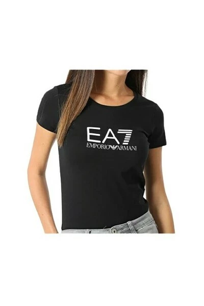 Emporio Armani EA7 T-Shirts Black 4 Emporio Armani EA7 T-Shirts Black - Afbeelding 2