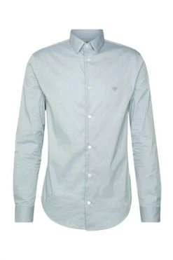 Emporio Armani EA7 Zakelijke Overhemden Formal Shirt Blue