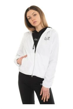 Emporio Armani EA7 Zomerjassen Windbreaker Jacket White