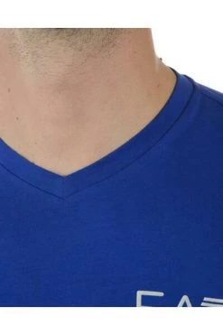 Emporio Armani EA7 Shirts T-shirt Blue -Goedkope Emporio Armani EA7 winkel df244a28f74a7ca5dbf2403b8b6c4487