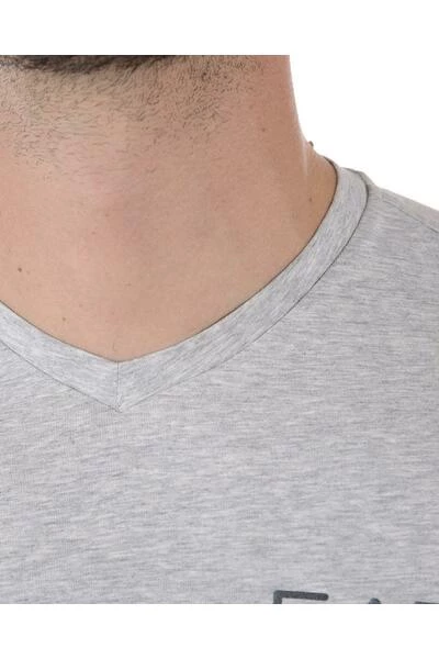 Emporio Armani EA7 Shirts T-shirt Gray 5 Emporio Armani EA7 Shirts T-shirt Gray - Afbeelding 3