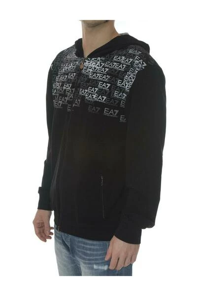 Emporio Armani EA7 Hoodies & Sweatvesten Hoodie Black 8 Emporio Armani EA7 Hoodies & Sweatvesten Hoodie Black - Afbeelding 6