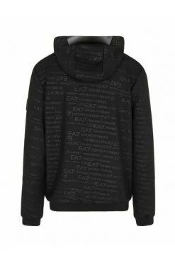 Emporio Armani EA7 Hoodies & Sweatvesten Zip-throughs Black