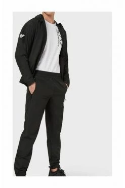 Emporio Armani EA7 Trainingspakken Logo Tracksuit Black -Goedkope Emporio Armani EA7 winkel e18f11bdf2ace0a8c81a6dbba337b9be