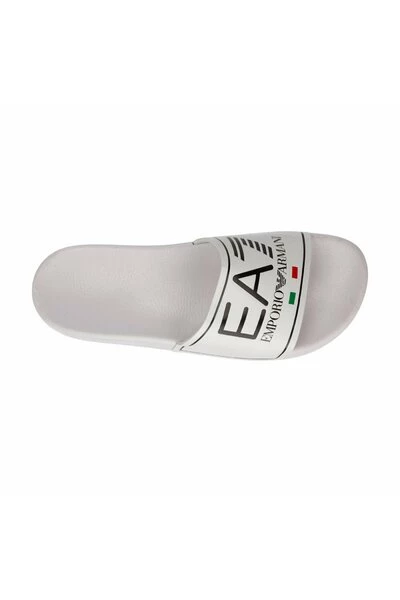 Emporio Armani EA7 Slippers PVC Mules Big Logo White 5 Emporio Armani EA7 Slippers PVC Mules Big Logo White - Afbeelding 3
