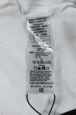 Emporio Armani EA7 Shirts T-shirt White 11 Emporio Armani EA7 Shirts T-shirt White -Goedkope Emporio Armani EA7 winkel e332486724fcd1588fec37b09106a12c