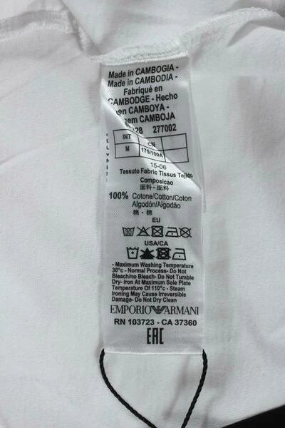 Emporio Armani EA7 Shirts T-shirt White 6 Emporio Armani EA7 Shirts T-shirt White - Afbeelding 4