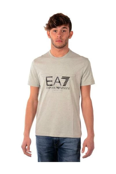 Emporio Armani EA7 Shirts T-shirt Gray 8 Emporio Armani EA7 Shirts T-shirt Gray - Afbeelding 6