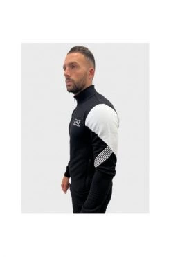 Emporio Armani EA7 Hoodies & Sweatvesten Zip-throughs Black -Goedkope Emporio Armani EA7 winkel e59f08888a03ea7747f02ceae06f3ec7