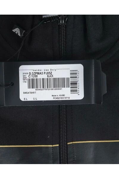Emporio Armani EA7 Hoodies & Sweatvesten Sweatshirt Black 7 Emporio Armani EA7 Hoodies & Sweatvesten Sweatshirt Black - Afbeelding 5