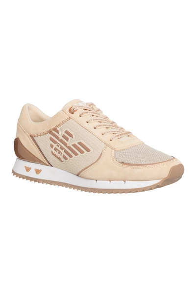 Emporio Armani EA7 Women's Shoes Trainers Sneakers Beige 2 Emporio Armani EA7 Women's Shoes Trainers Sneakers Beige