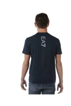 Emporio Armani EA7 Shirts T-shirt Blue -Goedkope Emporio Armani EA7 winkel e6588849c6d1fffc515f50052146ef61