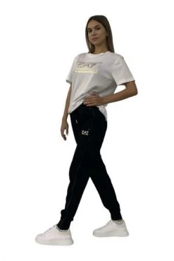 Emporio Armani EA7 Sweatpants Jogger Trousers With Logo Black