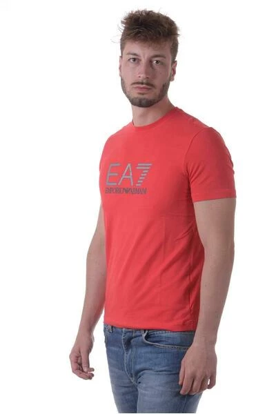Emporio Armani EA7 Shirts T-Shirt Red 4 Emporio Armani EA7 Shirts T-Shirt Red - Afbeelding 2