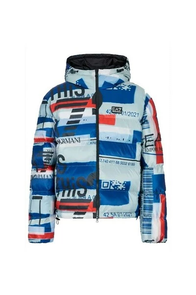 Emporio Armani EA7 Winterjassen Jackets Blue 4 Emporio Armani EA7 Winterjassen Jackets Blue - Afbeelding 2