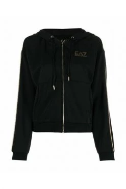 Emporio Armani EA7 Hoodies & Sweatvesten Zip-throughs Black