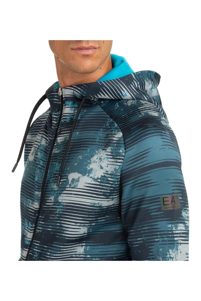 Emporio Armani EA7 Hoodies & Sweatvesten Men's Hoodie Sweatshirt Sweat Vigor7 Green 4 Emporio Armani EA7 Hoodies & Sweatvesten Men's Hoodie Sweatshirt Sweat Vigor7 Green - Afbeelding 2