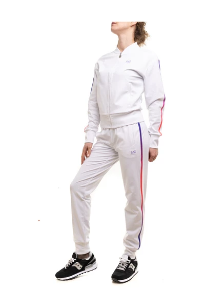 Emporio Armani EA7 Trainingspakken SUIT White 4 Emporio Armani EA7 Trainingspakken SUIT White - Afbeelding 2
