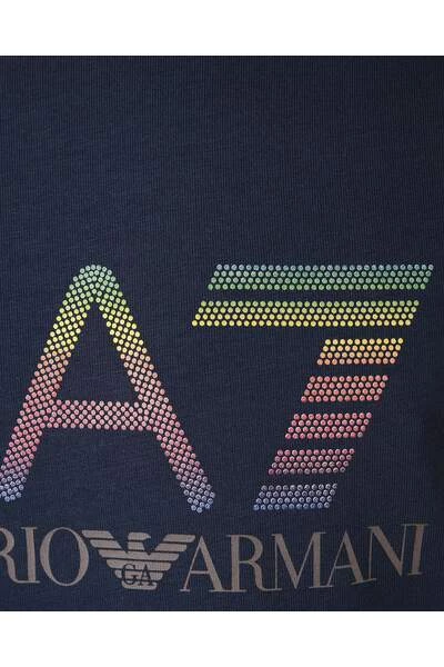 Emporio Armani EA7 Shirts T-shirt Blue 6 Emporio Armani EA7 Shirts T-shirt Blue - Afbeelding 4