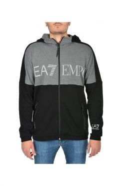 Emporio Armani EA7 Hoodies & Sweatvesten Zip-throughs Black
