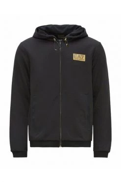 Emporio Armani EA7 Hoodies & Sweatvesten Zip-throughs Black