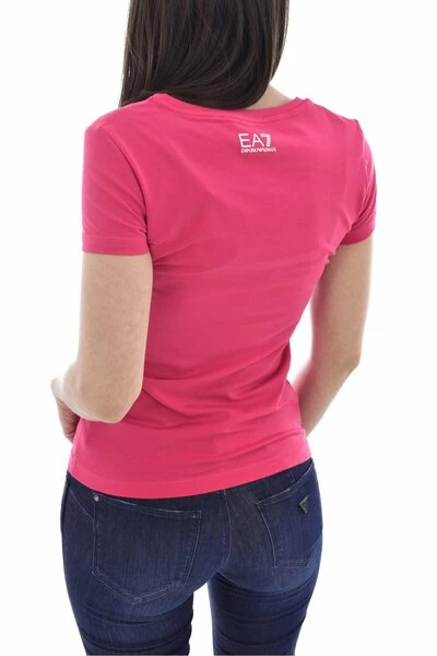 Emporio Armani EA7 T-shirts T-shirt Pink 4 Emporio Armani EA7 T-shirts T-shirt Pink - Afbeelding 2