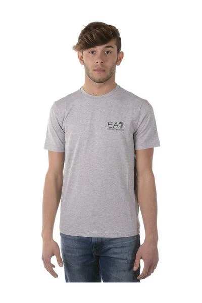 Emporio Armani EA7 Shirts T-shirt Gray 4 Emporio Armani EA7 Shirts T-shirt Gray - Afbeelding 2