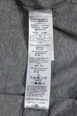 Emporio Armani EA7 Shirts T-Shirt Gray -Goedkope Emporio Armani EA7 winkel efdbe1b938a117e492064ebfede609d5