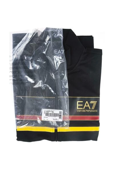 Emporio Armani EA7 Hoodies & Sweatvesten Sweatshirt Black 8 Emporio Armani EA7 Hoodies & Sweatvesten Sweatshirt Black - Afbeelding 6