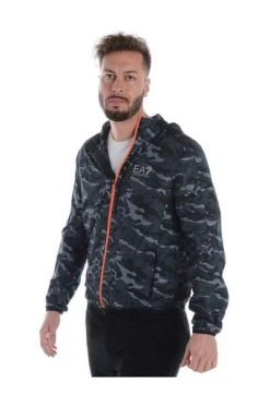 Emporio Armani EA7 Zomerjassen Jacket Gray -Goedkope Emporio Armani EA7 winkel f064f29044e469e15e68230ab723d90b